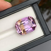 Bi Color Ametrine Gemstone, Natural Ametrine Jewelry Stone, Cushion Cut Ametrine Loose Gemstone, Bolivian Ametrine Stone, 25.05 CT